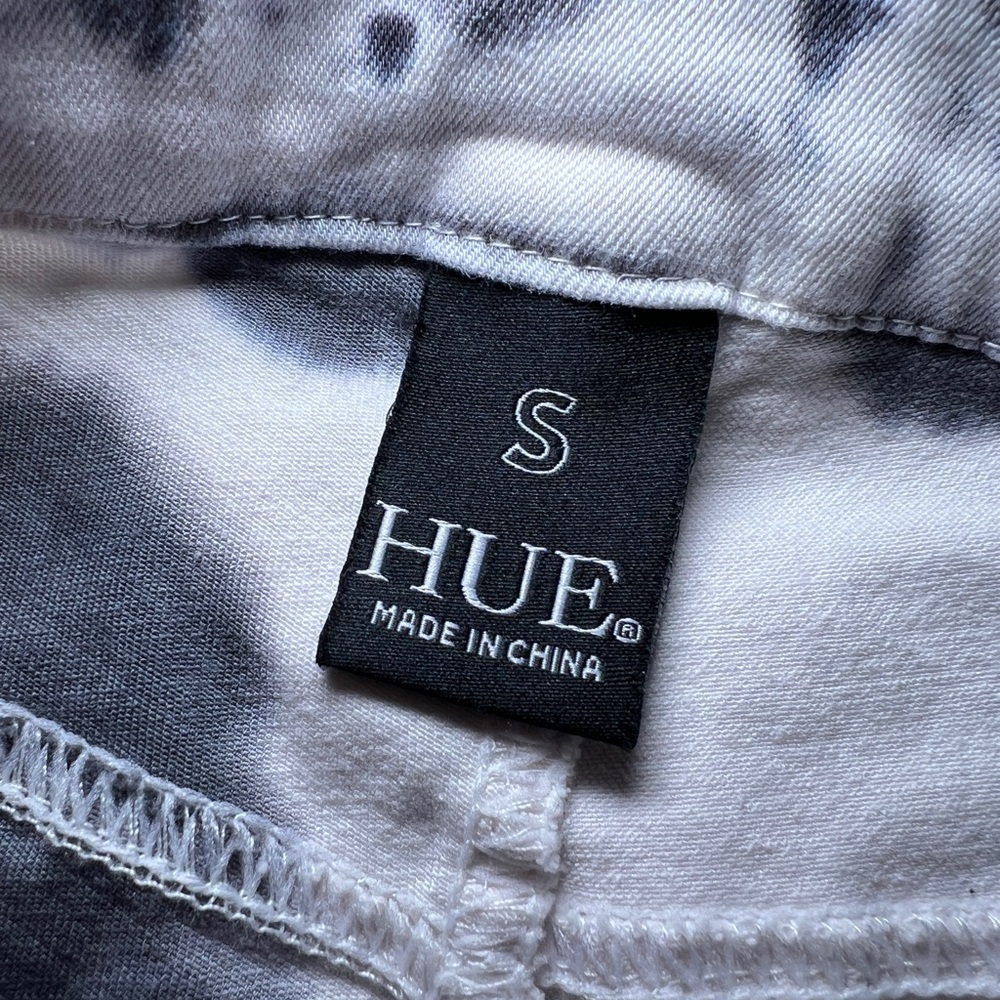 HUE DENIM Mod Modern Denim High Rise Skimmer Tie Dye. Size Small - Picture 8 of 8